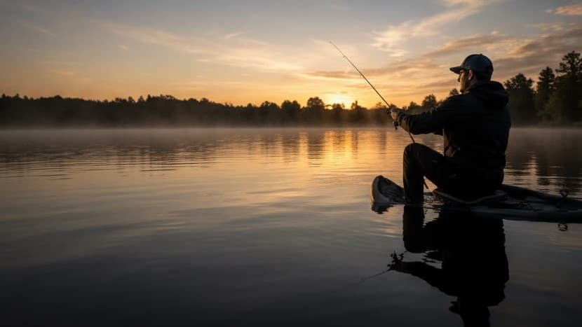 Angler enjoying a day on the water